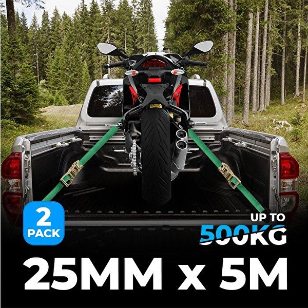 Simply Brands Circir Baglama Kayışı Halat 2 Adet 500 KG 25 MM x 5 M