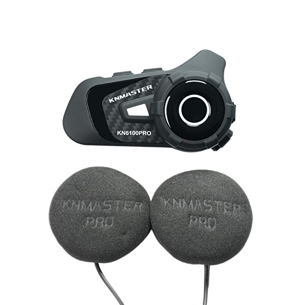 Knmaster KN6100 Pro Motosiklet Kask Bluetooth Intercom Kulaklık Seti