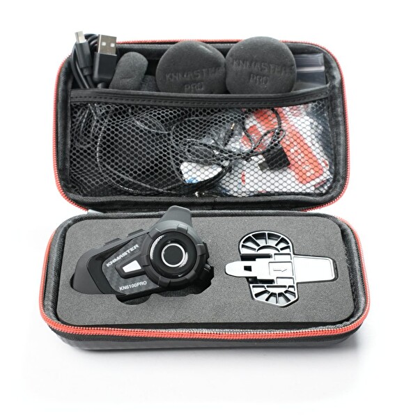 Knmaster KN6100 Pro Motosiklet Kask Bluetooth Intercom Kulaklık Seti