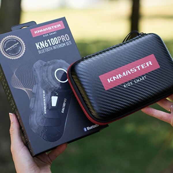 Knmaster KN6100 Pro Motosiklet Kask Bluetooth Intercom Kulaklık Seti