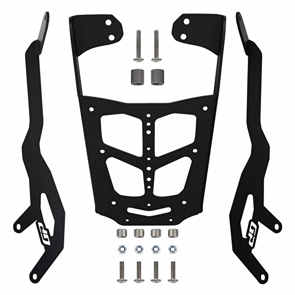 GP Kompozit Bajaj Pulsar NS 125 2023-2024 Uyumlu Arka Çanta Demiri Siyah