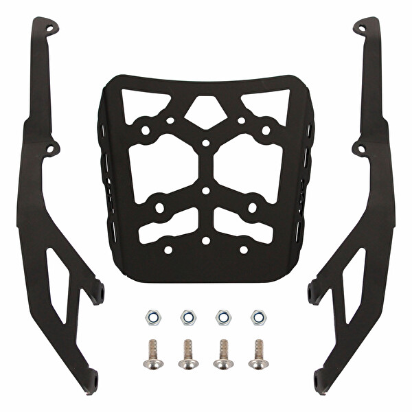 GP Kompozit KTM Duke 250 - 390 2024 Uyumlu Arka Çanta Demiri Siyah