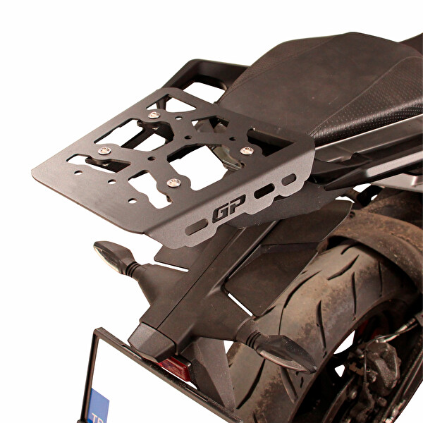 GP Kompozit KTM Duke 250 - 390 2024 Uyumlu Arka Çanta Demiri Siyah