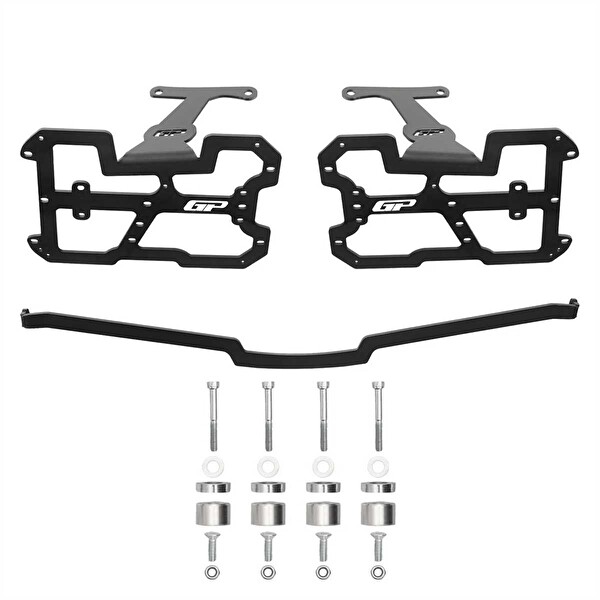 GP Kompozit Honda Forza 250 2021-2025 Uyumlu Yan Çanta Demiri Siyah