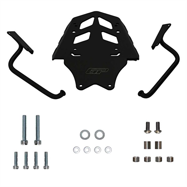 GP Kompozit KTM 250 - 390 Adventure 2020-2024 Uyumlu Arka Çanta Demiri Siyah