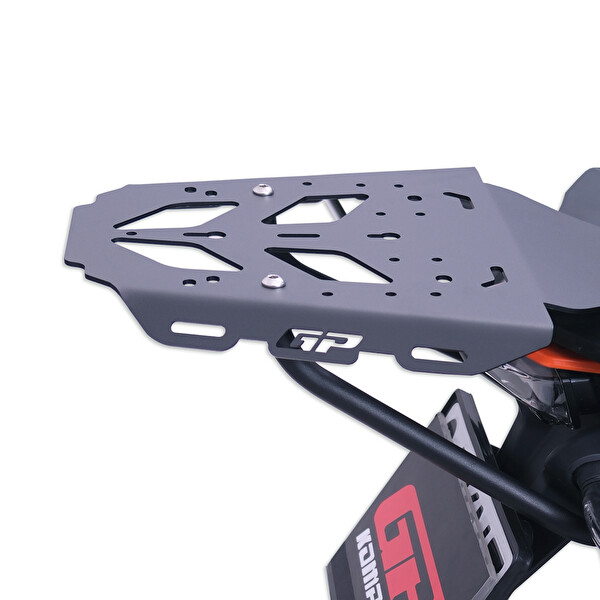 GP Kompozit KTM 250 - 390 Adventure 2020-2024 Uyumlu Arka Çanta Demiri Siyah