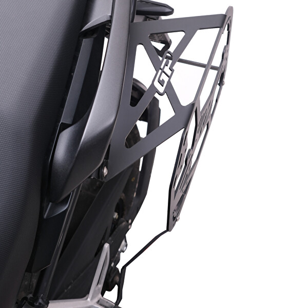 GP Kompozit Honda NX 500 2025 Uyumlu Yan Çanta Demiri Siyah