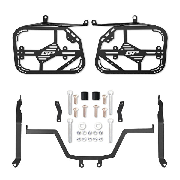 GP Kompozit Honda NX 500 2025 Uyumlu Yan Çanta Demiri Siyah