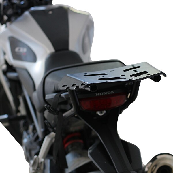GP Kompozit Honda CB125R - CB250R 2018-2024 Uyumlu Arka Çanta Demiri Siyah
