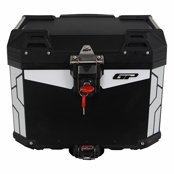 GP Kompozit Universal 37 LT Alüminyum Motosiklet Çantası Siyah