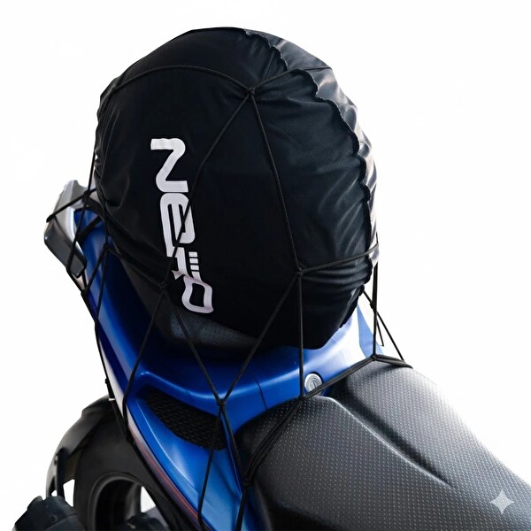 GP Kompozit Siyah Kask Filesi - 2'li Bagaj Lastiği - Buff