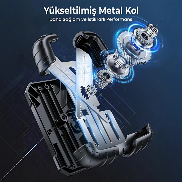 Bix BPH02 Gidon Bağlantılı 360° Ayarlanabilir Bisiklet ve Motosiklet Telefon Tutucu Titreşim Önleyici Güçlü Tutuşlu