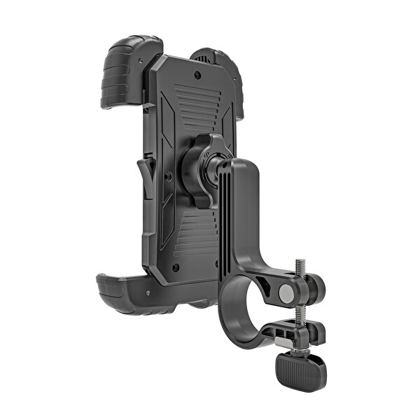 Bix BPH02 Gidon Bağlantılı 360° Ayarlanabilir Bisiklet ve Motosiklet Telefon Tutucu Titreşim Önleyici Güçlü Tutuşlu