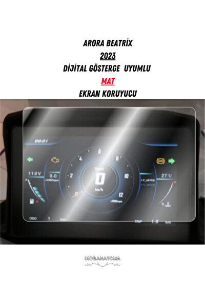 Uniqanatolia Arora Beatrix 2023 Dijital Gösterge Uyumlu Mat Ekran Koruyucu