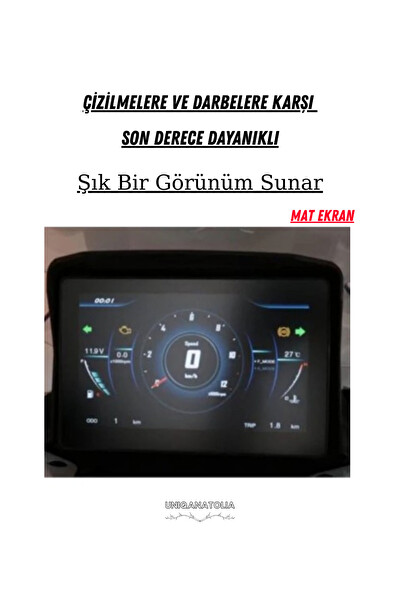 Uniqanatolia Arora Beatrix 2023 Dijital Gösterge Uyumlu Mat Ekran Koruyucu