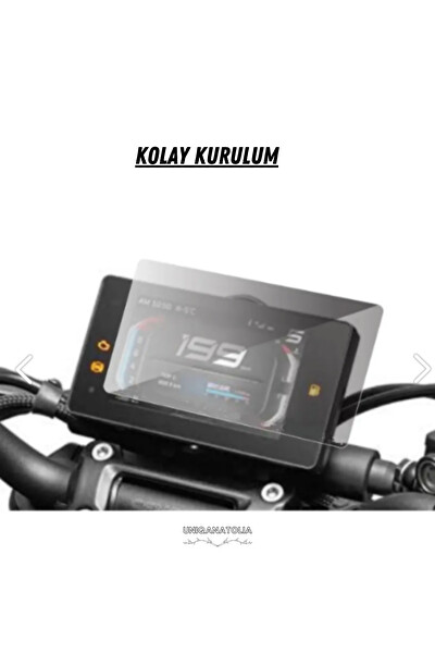 Uniqanatolia Cf Moto Yeni 250 Sr Tuşsuz Model Gösterge Uyumlu Nano Ekran Koruyucu 2023 2024