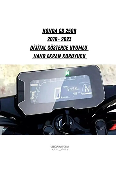 Uniqanatolia Honda Cb 250r Dijital Gösterge Uyumlu Nano Ekran Koruyucu 2018 2023