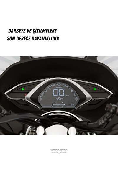 Uniqanatolia Mondial 125 Strada 2022-2023-2024 Dijital Gösterge Uyumlu Nano Ekran Koruyucu