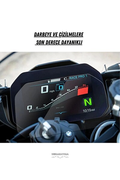 Uniqanatolia BMW R 1250 RS 2021 2022 2023 Dijital Gösterge Uyumlu Nano Ekran Koruyucu