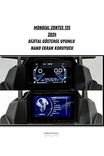 Uniqanatolia Mondial Zontes 125 2024 Dijital Gösterge Uyumlu Nano Ekran Koruyucu