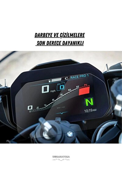 Uniqanatolia BMW R 1200 GS 2021 2022 2023 Dijital Gösterge Uyumlu Nano Ekran Koruyucu