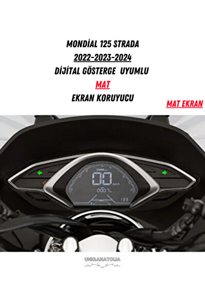 Uniqanatolia Mondial Strada 2022-2024 Dijital Gösterge Uyumlu Mat Ekran Koruyucu
