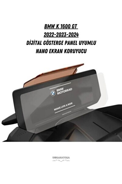 Uniqanatolia BMW K 1600 GT 2022 2023 2024 Dijital Gösterge Panel Uyumlu Nano Ekran Koruyucu