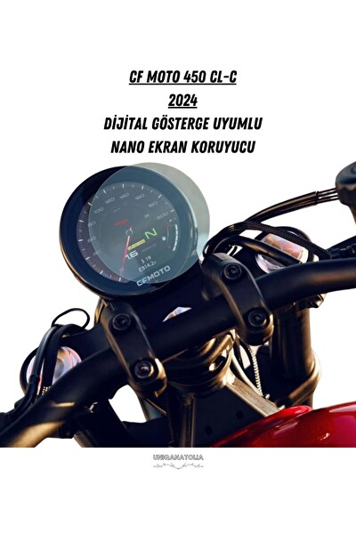 Uniqanatolia Cf Moto 450 Cl-C 2024 Dijital Gösterge Uyumlu Nano Ekran Koruyucu
