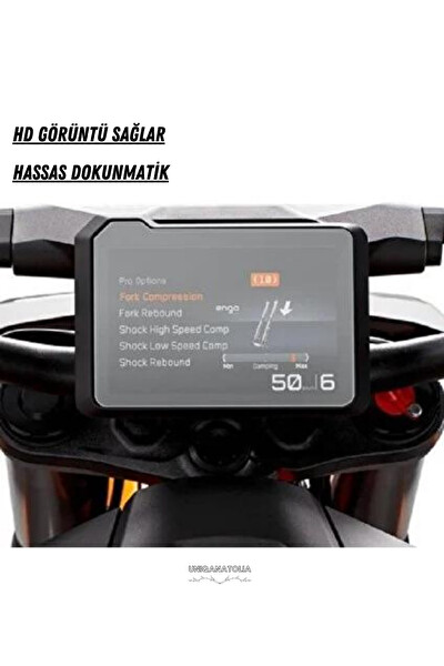 Uniqanatolia Ktm 125 Duke 5 inç 2024 Dijital Gösterge Uyumlu Nano Ekran Koruyucu