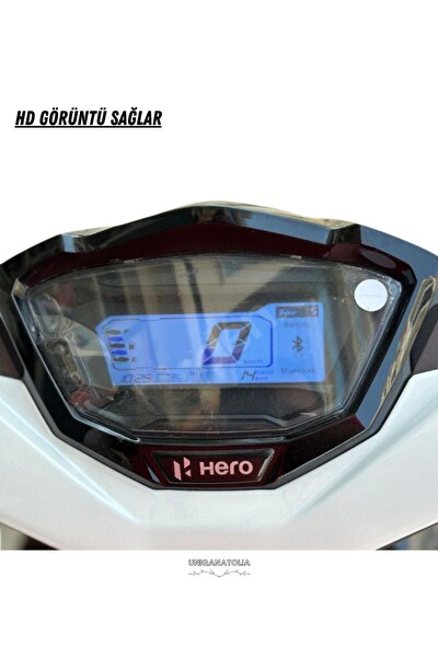 Uniqanatolia HERO Dash 125 2022 2023 2024 Km Gösterge Uyumlu Nano Ekran Koruyucu