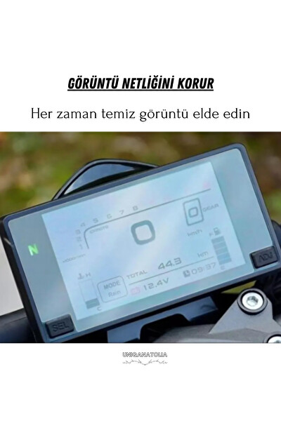 Uniqanatolia Cf Moto 250 Nk Dijital Gösterge Uyumlu Nano Ekran Koruyucu 2018 2022