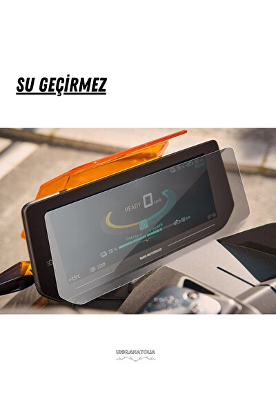 Uniqanatolia BMW CE 04 Motosiklet 10.25 inç Dijital Gösterge Uyumlu Nano Ekran Koruyucu