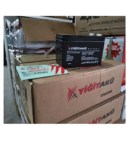 Yiğit 12V 9Ah AGM Akü 150x65x90 MM - Üretim Tarihi : 2026