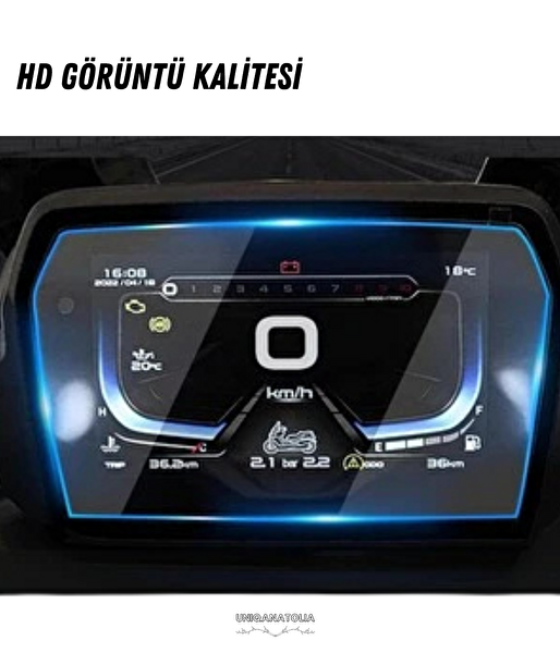 Uniqanatolia Voge 525 DSX 2025-2026 Dijital Gösterge Uyumlu Nano Ekran Koruyucu