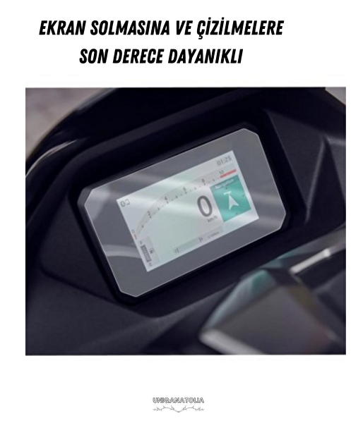 Uniqanatolia PCX DX 2026 Dijital Gösterge Uyumlu Nano Ekran Koruyucu