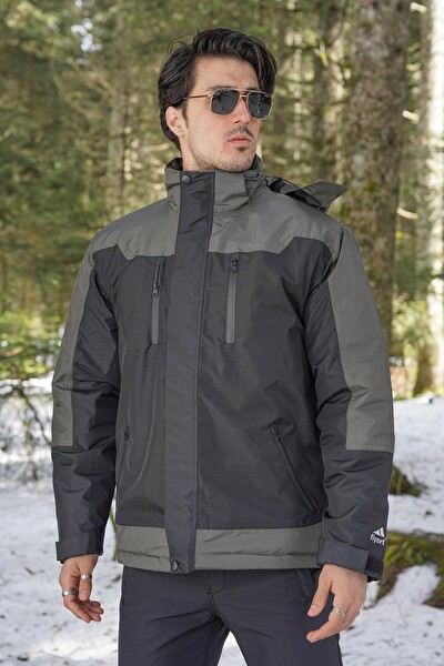 Fiyort Naroy FY163 Kapitone Su Geçirmez Haki Mont - XL