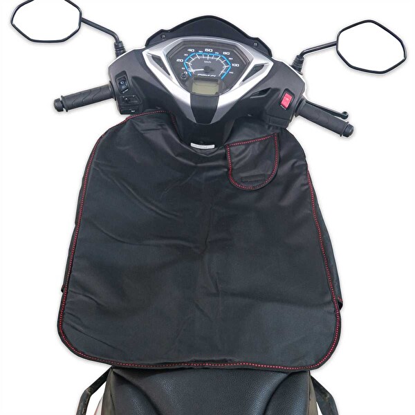 GP Kompozit Universal Reflektifli Motosiklet Diz Örtüsü Siyah