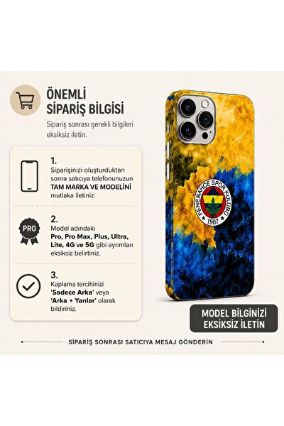 Piyatech Sarı Lacivert Mozaik Tüm Telefon Modellerine Uyumlu Kaplama Sipariş Sonrası Marka ve Modelinizi İletiniz
