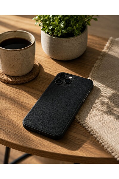 Piyatech Siyah Saten Deri Tüm Telefon Modellerine Uyumlu Kaplama Sipariş Sonrası Marka ve Modelinizi İletiniz