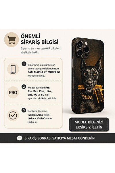 Piyatech Gece Muhafızı Tüm Telefon Modellerine Uyumlu Kaplama Sipariş Sonrası Marka ve Modelinizi İletiniz