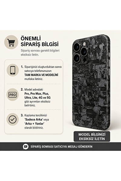 Piyatech Fosforlu Monogram Şerit Tüm Telefon Modellerine Uyumlu Kaplama Sipariş Sonrası Marka ve Modelinizi İletiniz