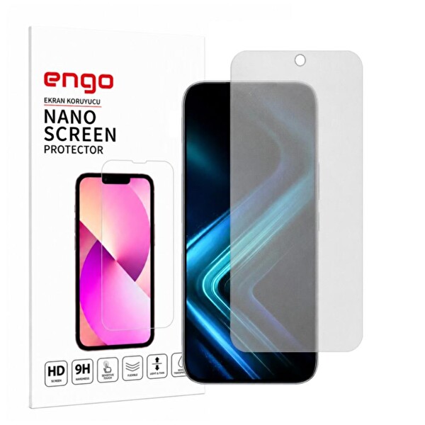 Engo Infinix GT 50 Pro Uyumlu Mat Ekran Koruyucu Yansıma ve Parlama Önleyici 9H Nano Ekran Koruması