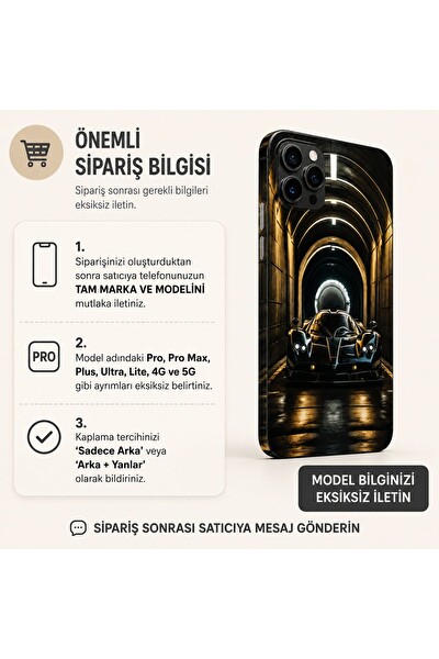 Piyatech Gece Tüneli GT Tüm Telefonlara Uyumlu Kaplama - Sipariş Sonrası Marka ve Modelinizi İletiniz