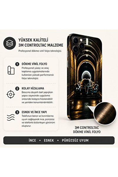 Piyatech Gece Tüneli GT Tüm Telefonlara Uyumlu Kaplama - Sipariş Sonrası Marka ve Modelinizi İletiniz