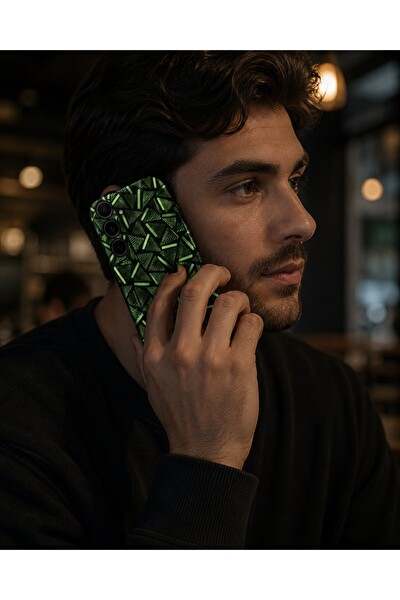 Piyatech Fosfor Geometri Tüm Telefonlara Uyumlu Kaplama - Sipariş Sonrası Marka ve Modelinizi İletiniz