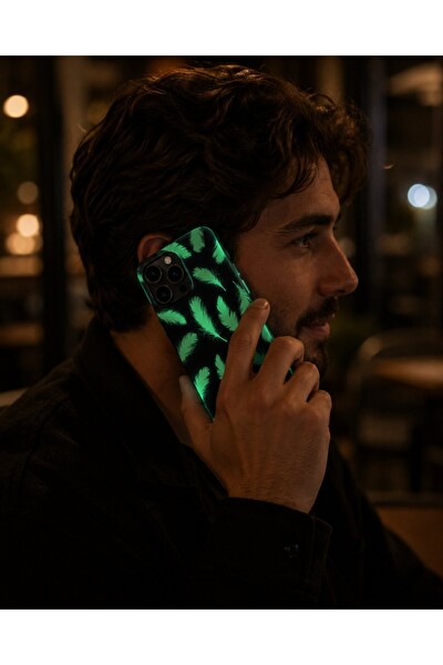 Piyatech Fosforlu Gece Tüyleri Tüm Telefonlara Uyumlu Kaplama - Sipariş Sonrası Marka ve Modelinizi İletiniz