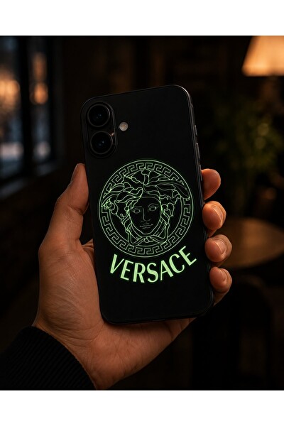 Piyatech Fosforlu Medusa Siyah Tüm Telefonlara Uyumlu Kaplama - Sipariş Sonrası Marka ve Modelinizi İletiniz