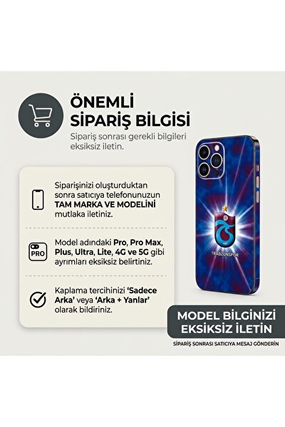 Piyatech Bordo Mavi Logo Tüm Telefon Modellerine Uyumlu Kaplama Sipariş Sonrası Marka ve Modelinizi İletiniz