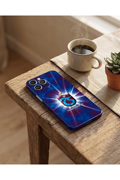 Piyatech Bordo Mavi Logo Tüm Telefon Modellerine Uyumlu Kaplama Sipariş Sonrası Marka ve Modelinizi İletiniz