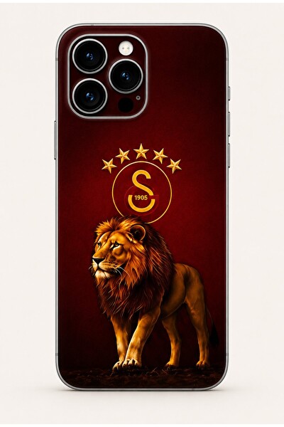 Piyatech Aslan Sarı Kırmızı Tüm Telefon Modellerine Uyumlu Kaplama Sipariş Sonrası Marka ve Modelinizi İletiniz